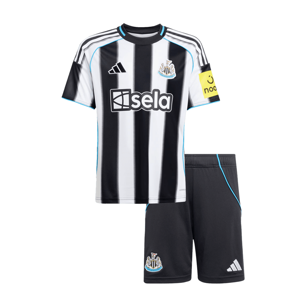 Kid's Newcastle United Home Football Shirt Kit(Jersey+Shorts) 2025/26