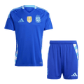 Men's Argentina Away Football Shirt Kit  (Jersey+Shorts) 2024
