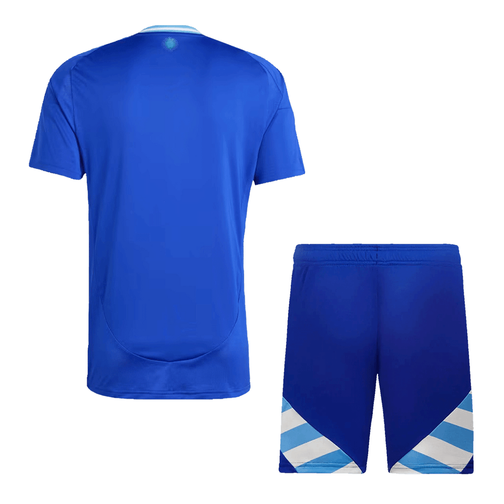 Men's Argentina Away Football Shirt Kit  (Jersey+Shorts) 2024