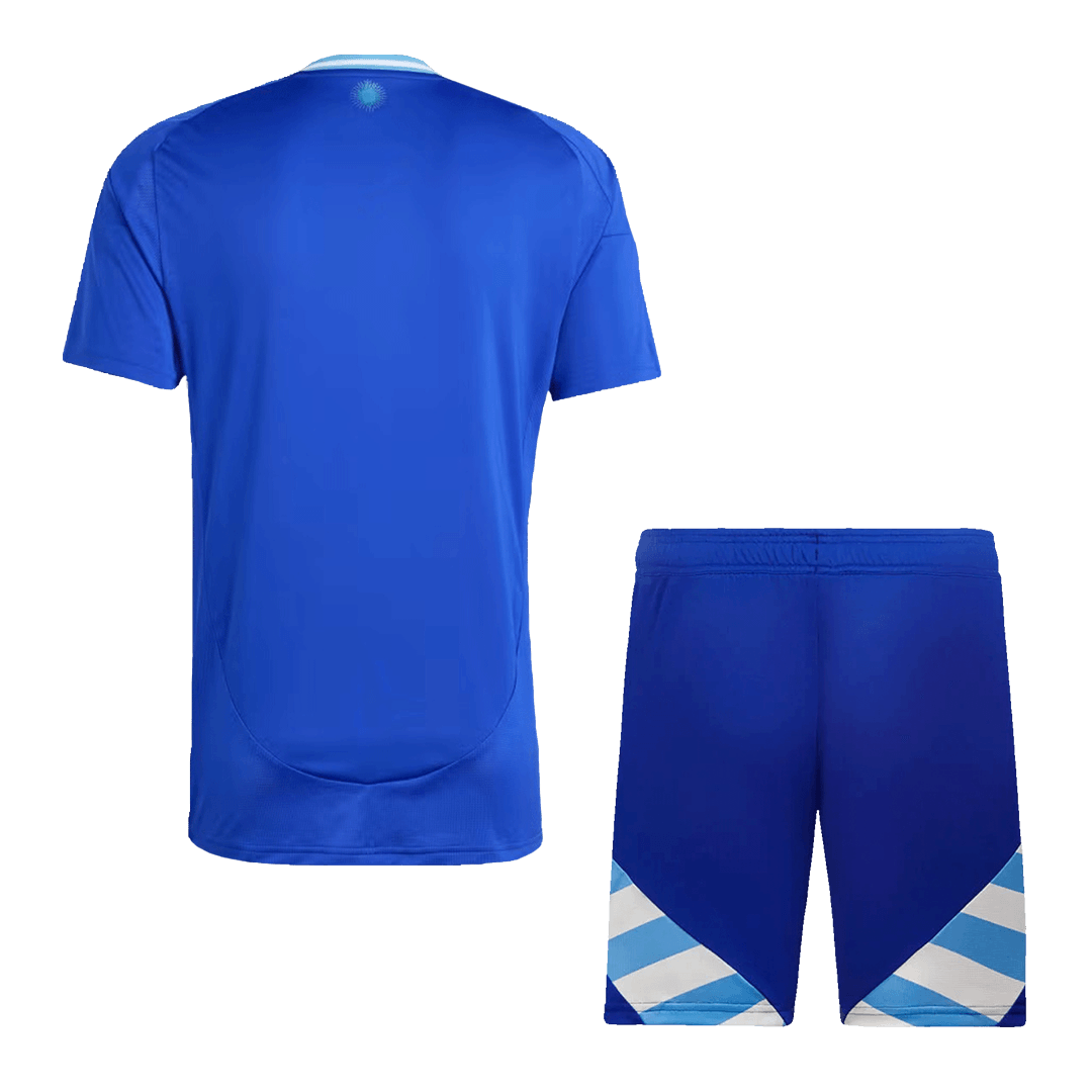 Men's Argentina Away Football Shirt Kit  (Jersey+Shorts) 2024