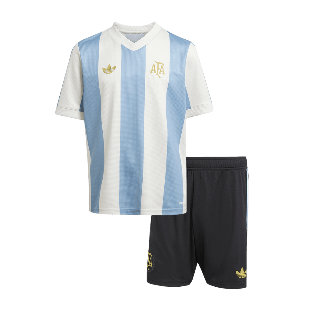 Kid's Argentina Football Shirt Kit(Jersey+Shorts) 2024 - 50th Anniversary