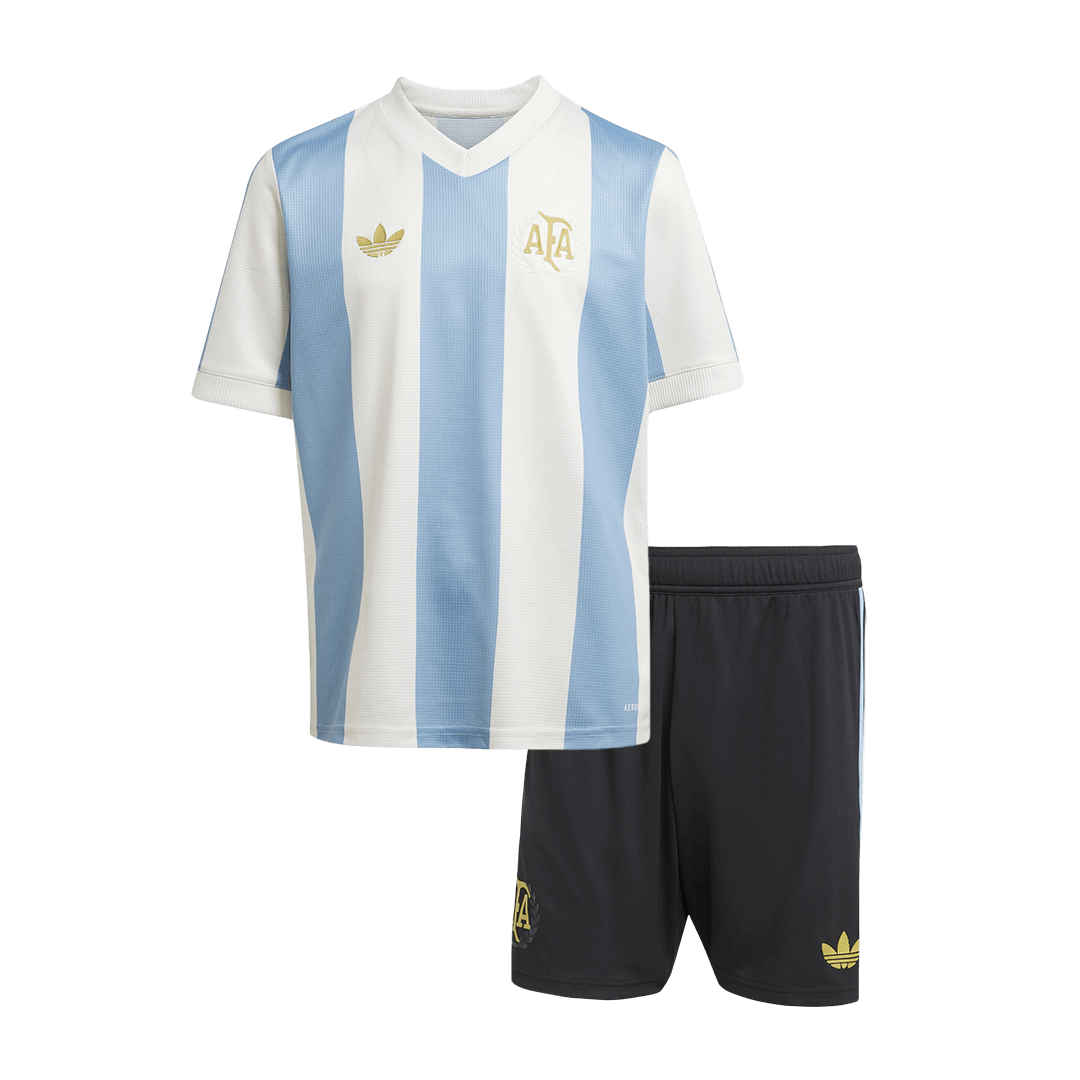 Kid's Argentina Football Shirt Kit(Jersey+Shorts) 2024 - 50th Anniversary