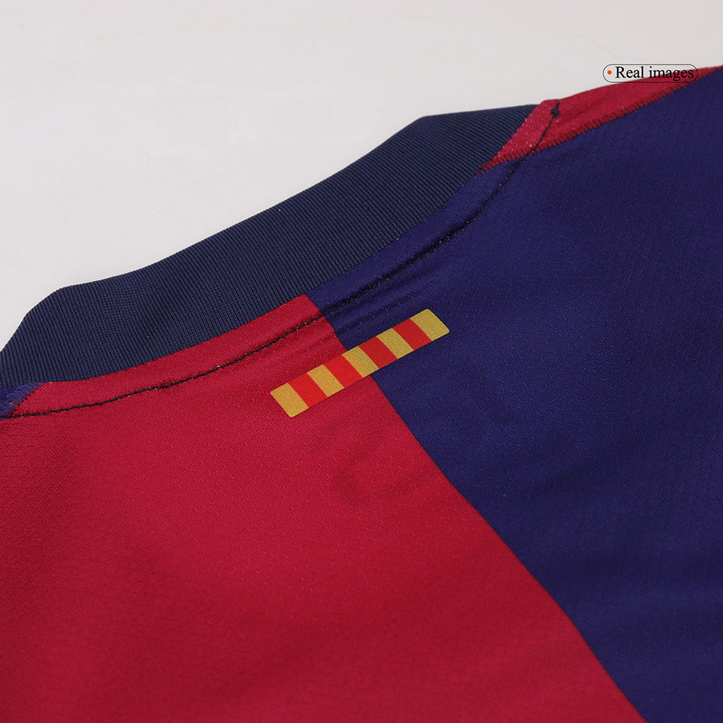 Barcelona Home Football Shirt 2024/25 - Spotify Logo Without Text