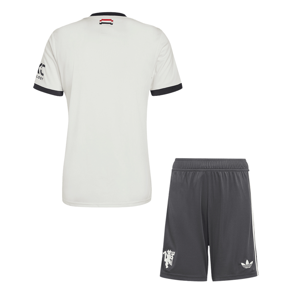 Men's Manchester United Third Away Football Shirt Kit (Shirt+Shorts)