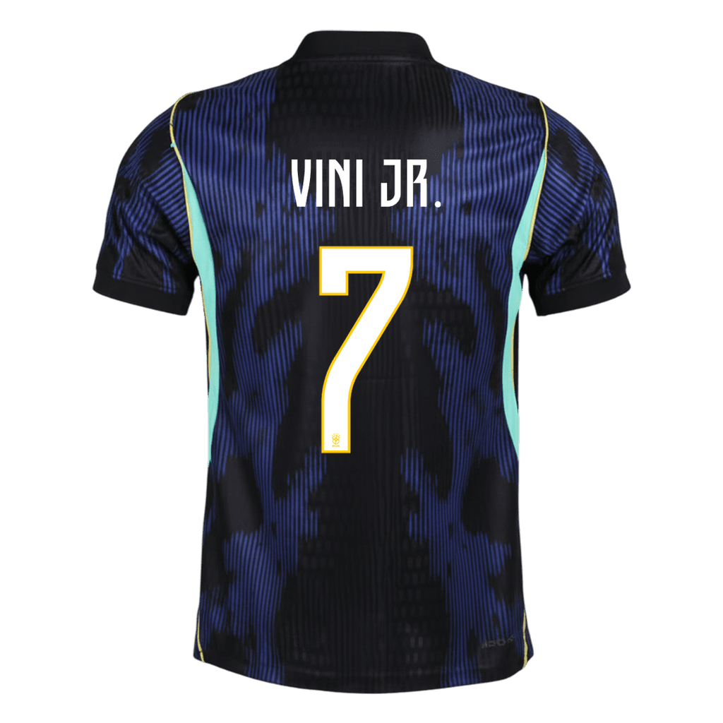 Player Version VINI JR. #7 Brazil Away Football Shirt 2026