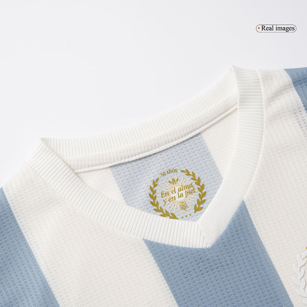 Kid's Argentina Football Shirt Kit(Jersey+Shorts) 2024 - 50th Anniversary