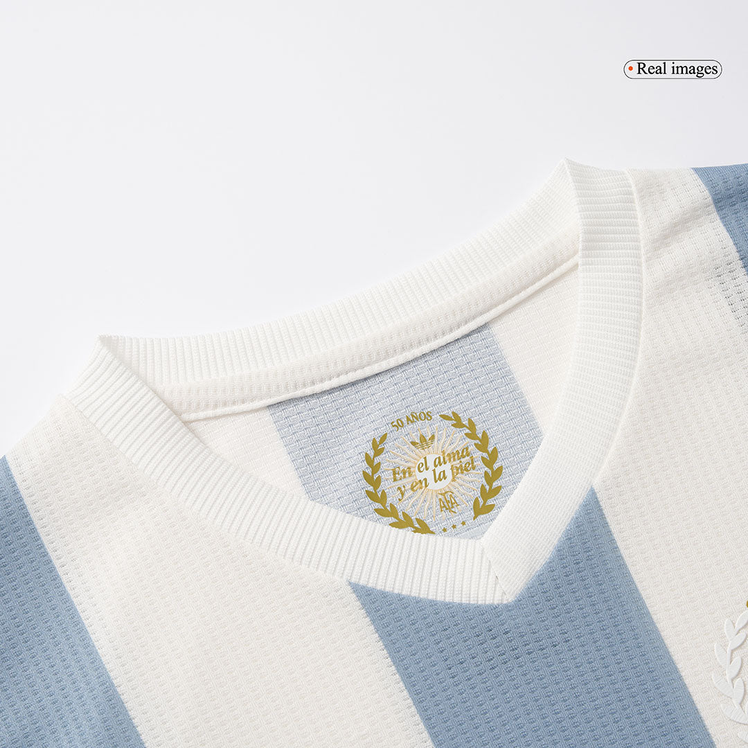 Kid's Argentina Football Shirt Kit(Jersey+Shorts) 2024 - 50th Anniversary
