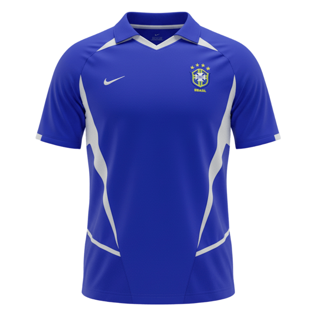 Retro 2002 Brazil Away Football Shirt