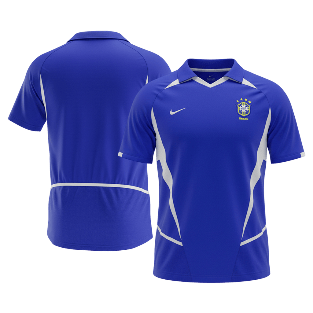 Retro 2002 Brazil Away Football Shirt