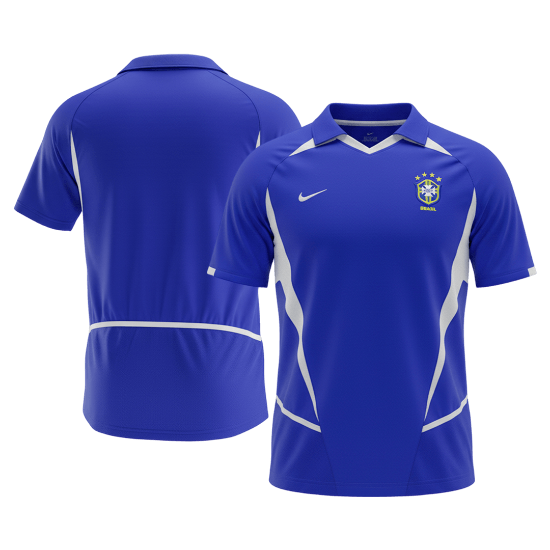 Retro 2002 Brazil Away Football Shirt