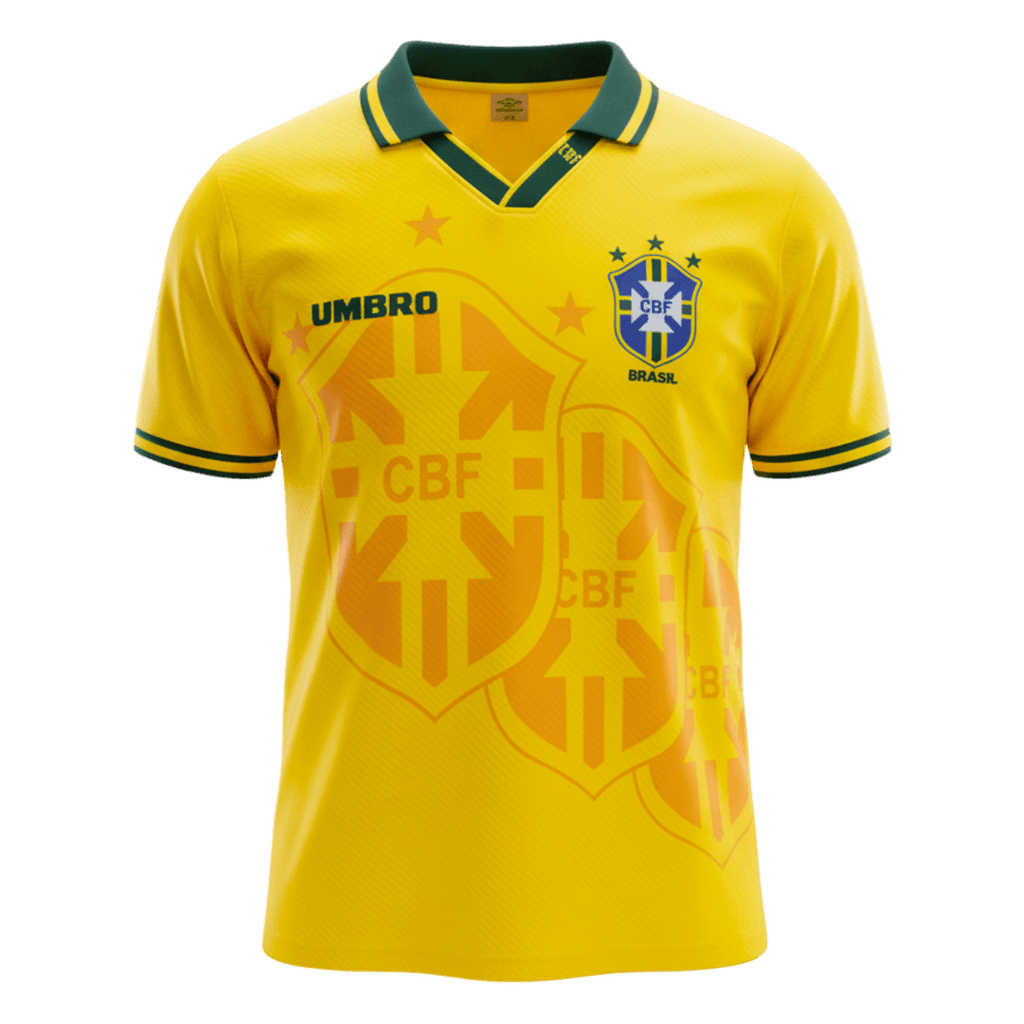 Retro 1994 Brazil Home Football Shirt