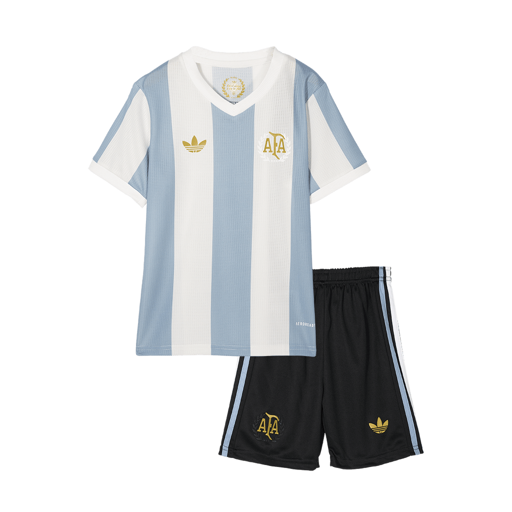 Kid's Argentina Football Shirt Kit(Jersey+Shorts) 2024 - 50th Anniversary