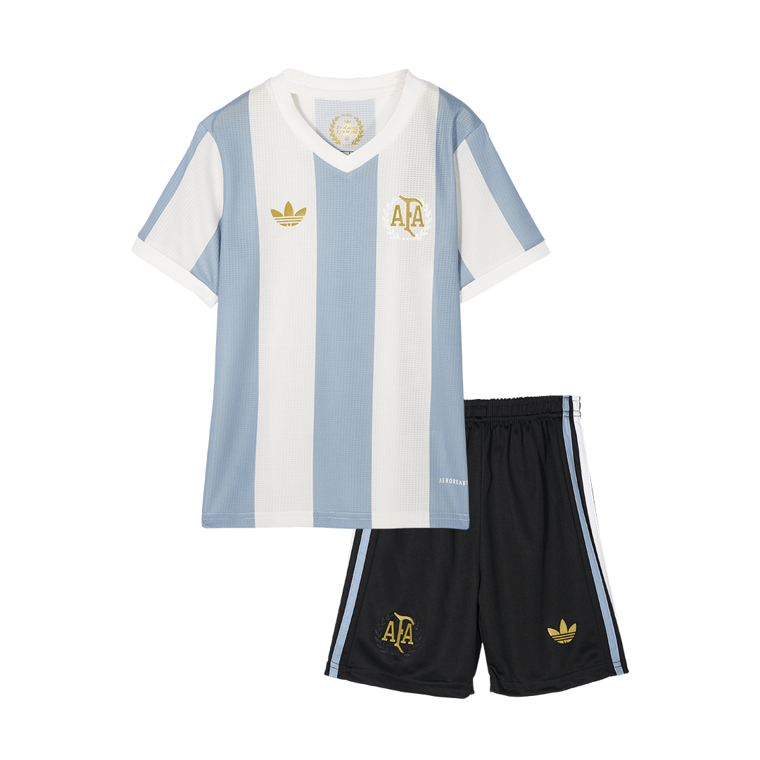 Kid's Argentina Football Shirt Kit(Jersey+Shorts) 2024 - 50th Anniversary