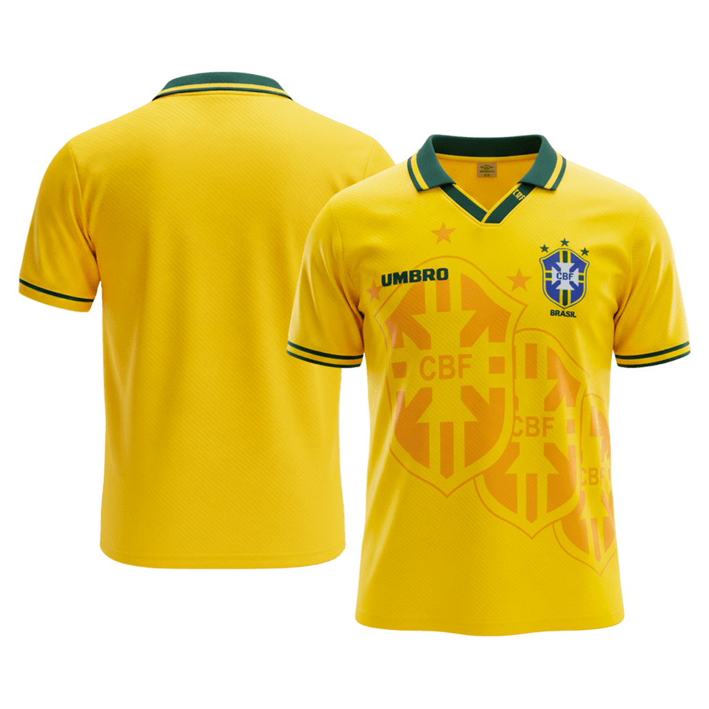 Retro 1994 Brazil Home Football Shirt