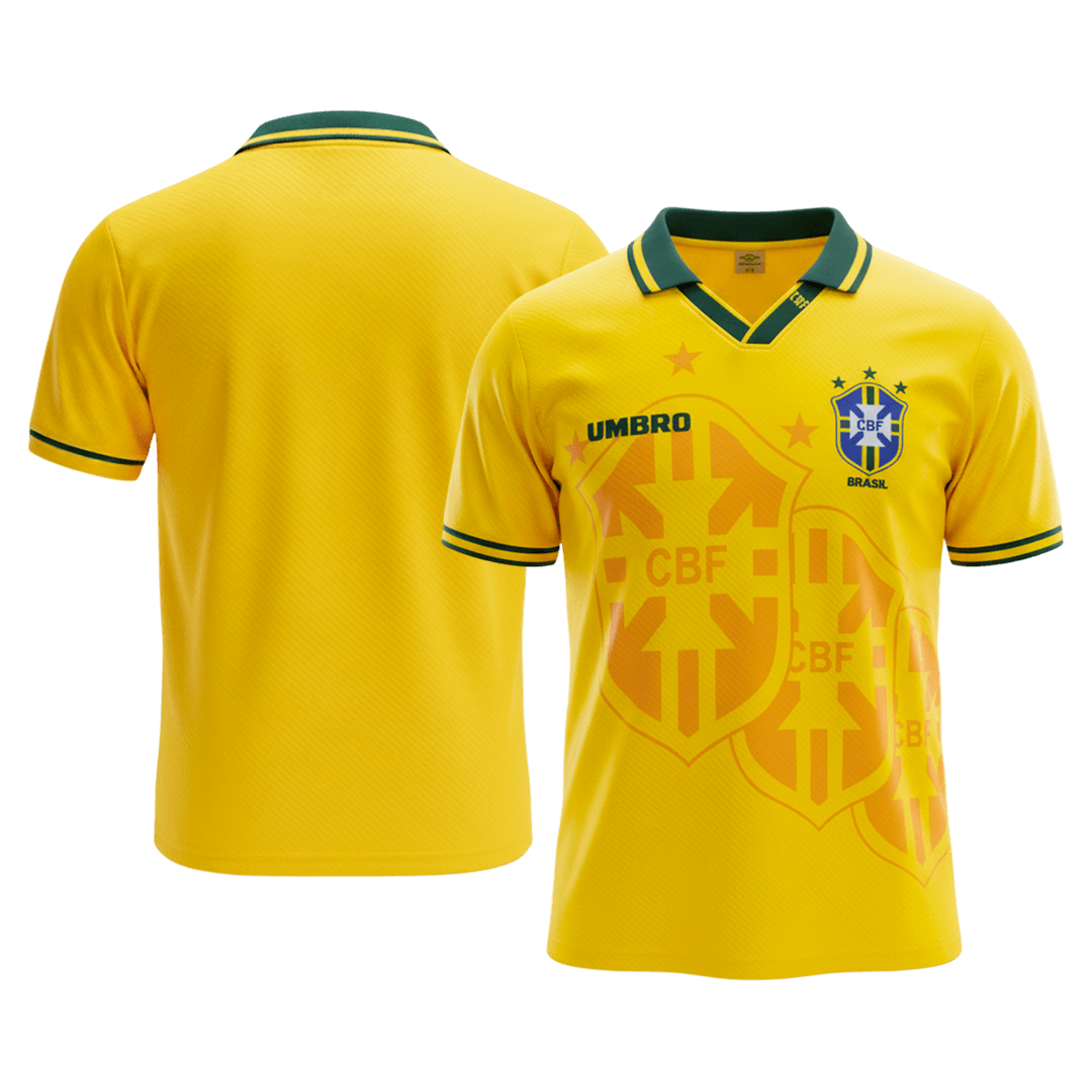 Retro 1994 Brazil Home Football Shirt
