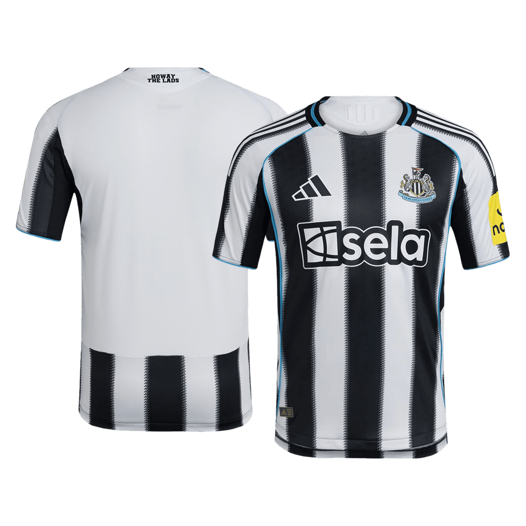 Player Version Newcastle United Home Football Shirt 2025/26 Black&White