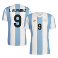J.ALVAREZ #9 Argentina Football Shirt 2024- 50th Anniversary