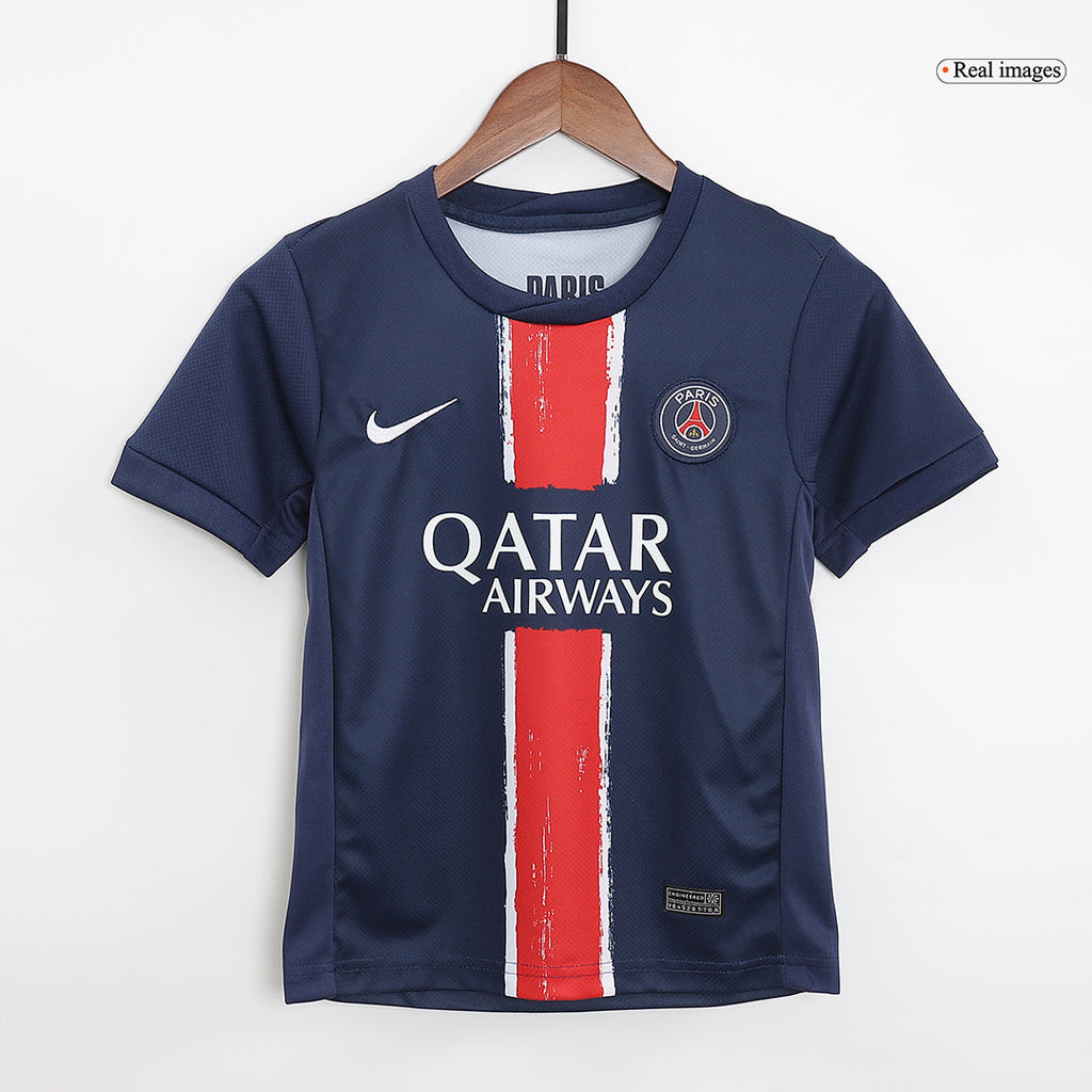 Kid's PSG Home Football Shirt Kit(Jersey+Shorts+Socks) 2024/25