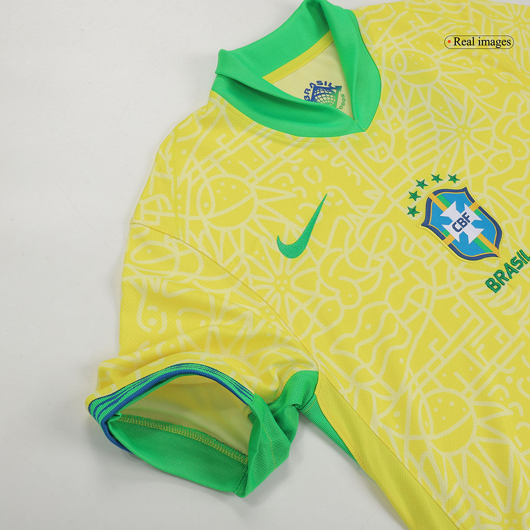 RAPHINHA #11 Brazil Home Football Shirt Copa America 2024