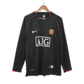 Retro 2007/08 Manchester United Away Long Sleeve Football Shirt