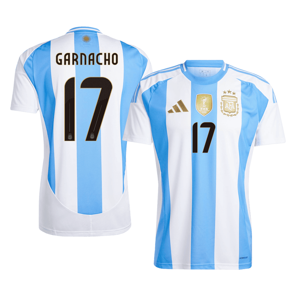 GARNACHO #17 Argentina Home Football Shirt 2024