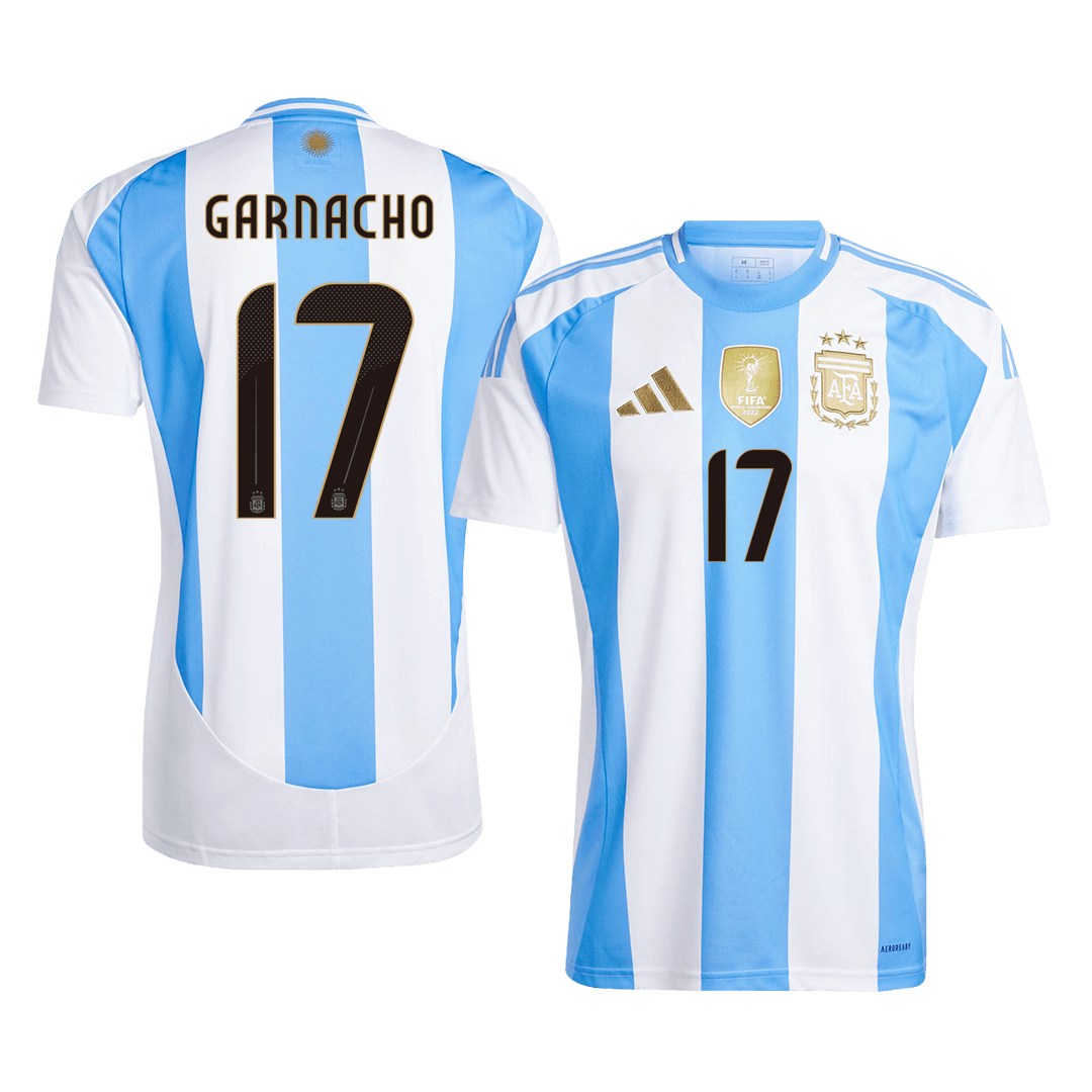 GARNACHO #17 Argentina Home Football Shirt 2024