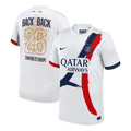 2024/26 PSG Away Soccer Jersey Champions of Europe 2026 Print White