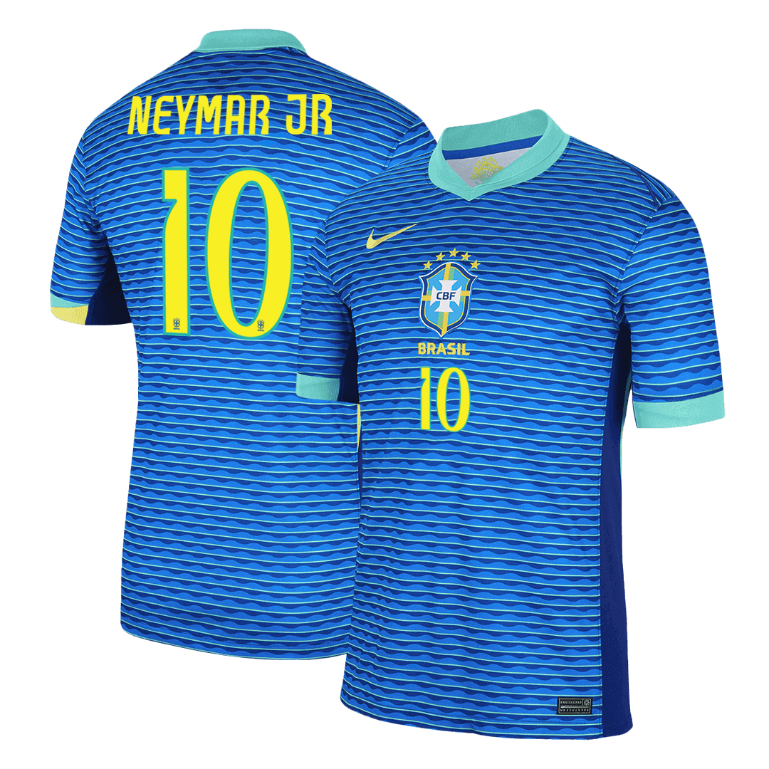 NEYMAR JR #10 Brazil Away Football Shirt 2024