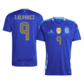 J.ALVAREZ #9 Argentina Away Football Shirt 2024