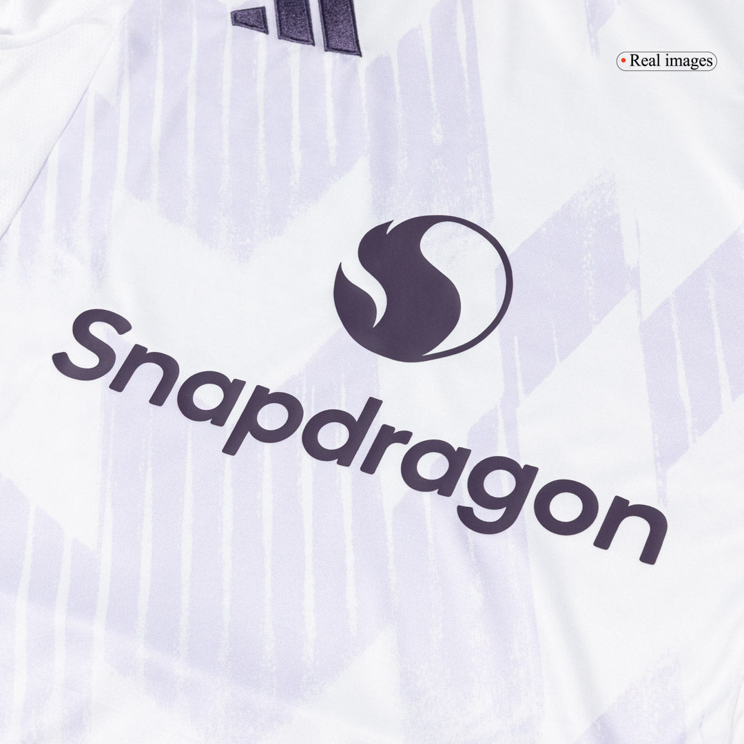 Manchester United Away Long Sleeve Football Shirt 2025/26 White