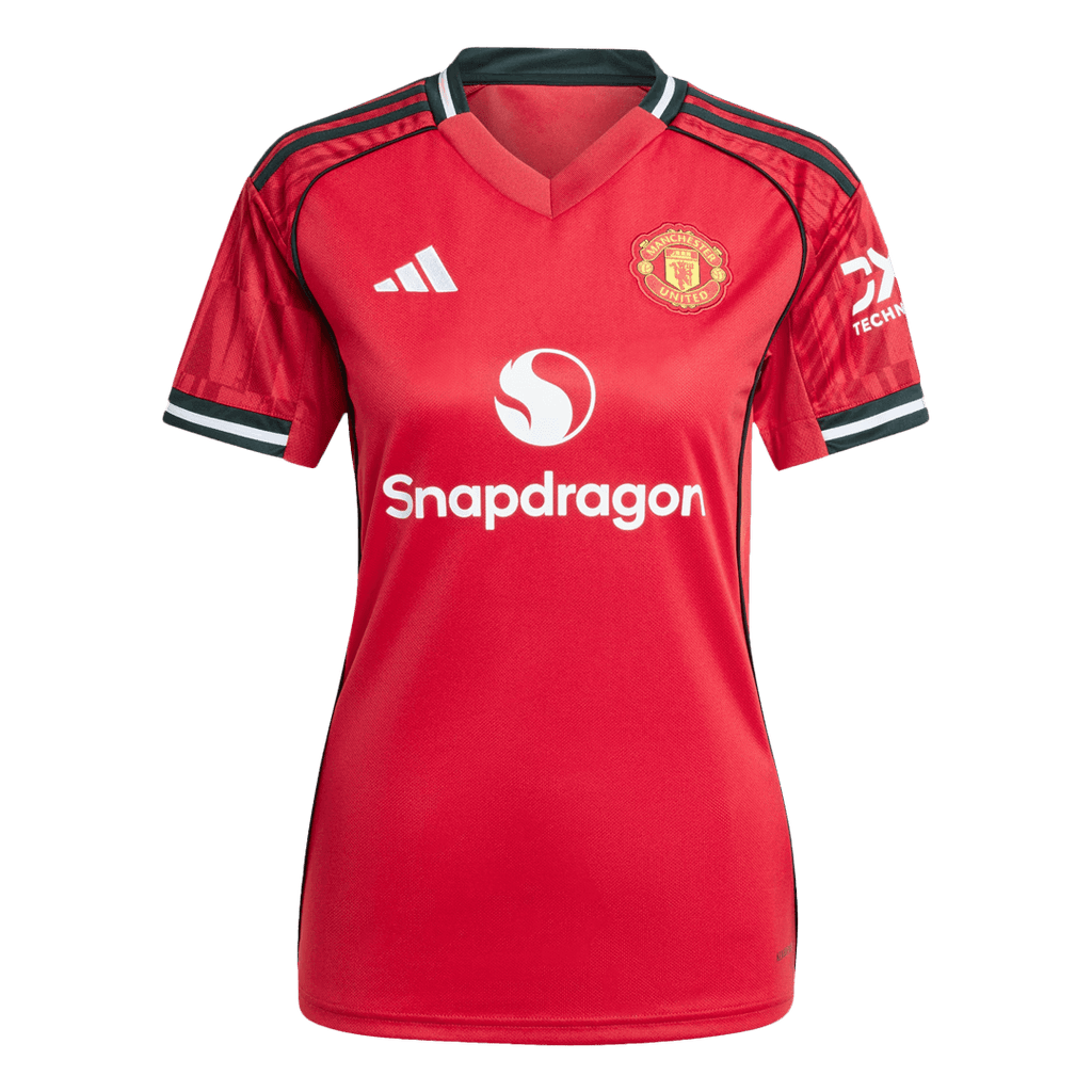Women's Manchester United Home Football Shirt 2025/26 Red