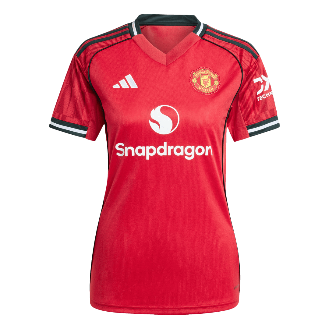 Women's Manchester United Home Football Shirt 2025/26 Red