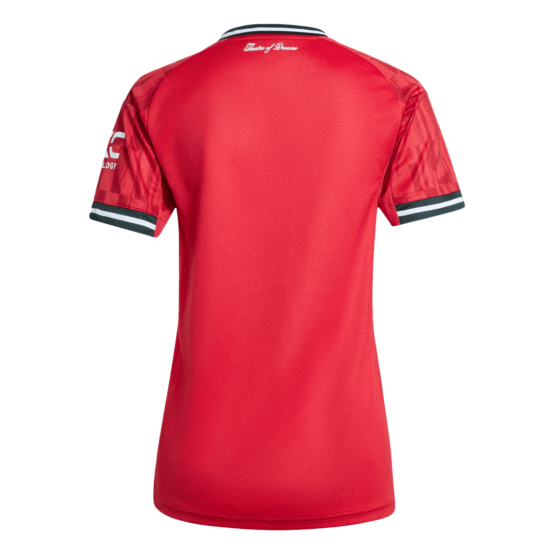 Women's Manchester United Home Football Shirt 2025/26 Red