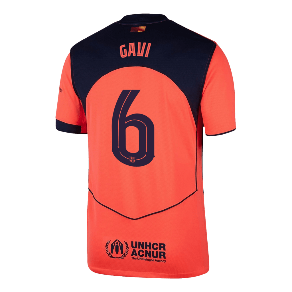 GAVI #6 Barcelona Third Away Football Shirt 2025/26—UCL