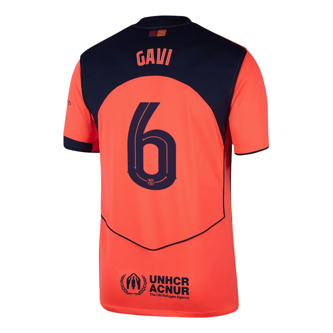 GAVI #6 Barcelona Third Away Football Shirt 2025/26—UCL