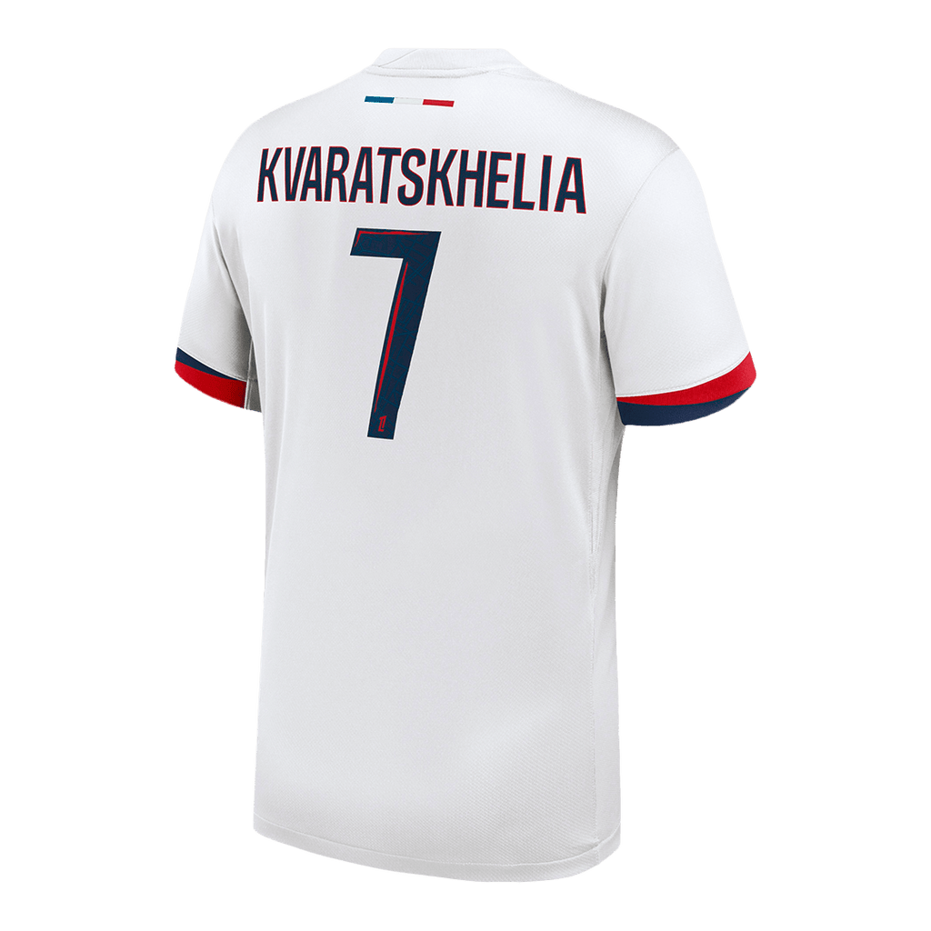 KVARATSKHELIA #7 PSG Away Football Shirt 2024/25