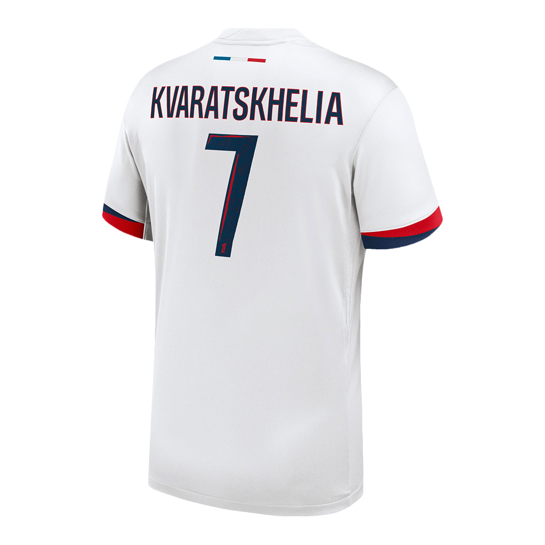 KVARATSKHELIA #7 PSG Away Football Shirt 2024/25
