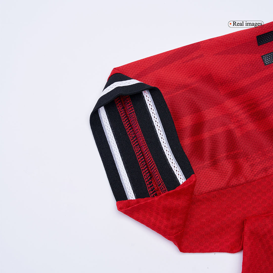 Player Version B.FERNANDES #8 Manchester United Home Football Shirt 2025/26 Red