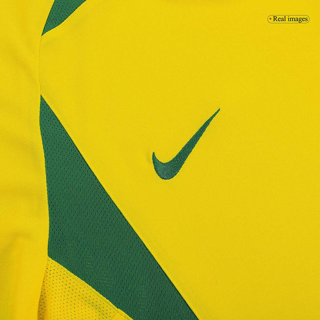 Retro RONALDO #9 2002/03 Brazil Home Football Shirt