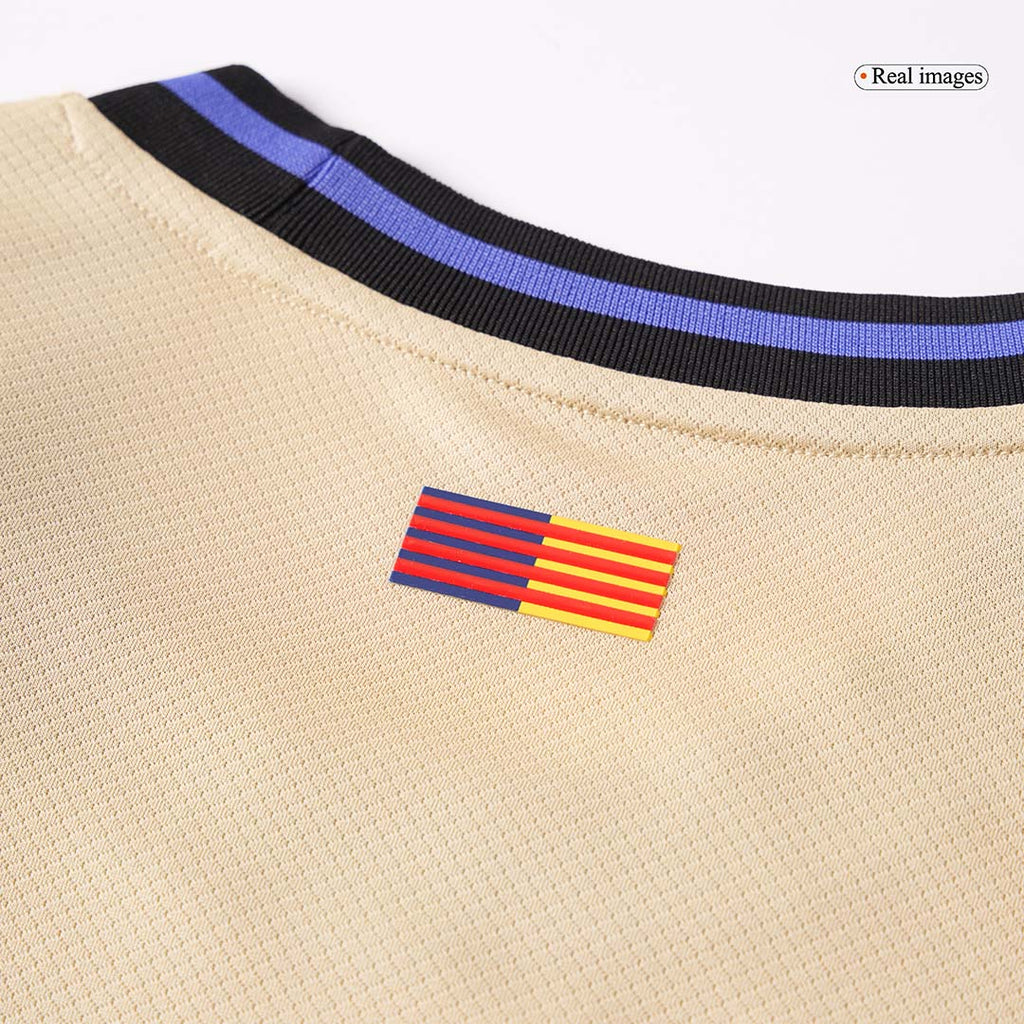 LAMINE YAMAL #10 Barcelona Away Football Shirt 2025/26 Yellow