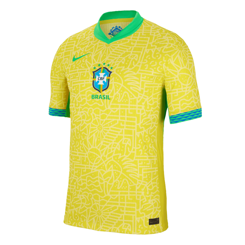 Player Version Brazil Home Football Shirt Copa America 2024