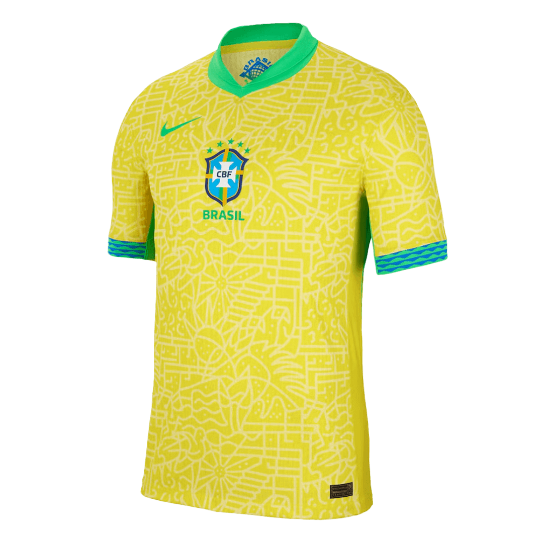 Player Version Brazil Home Football Shirt Copa America 2024