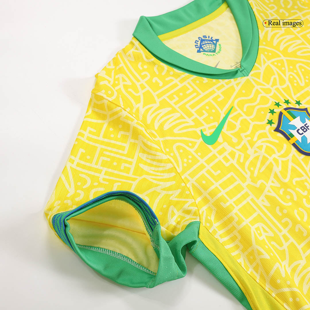 Player Version Brazil Home Football Shirt Copa America 2024