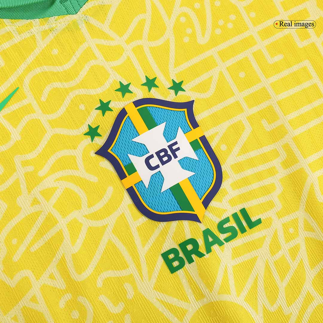 Player Version Brazil Home Football Shirt Copa America 2024