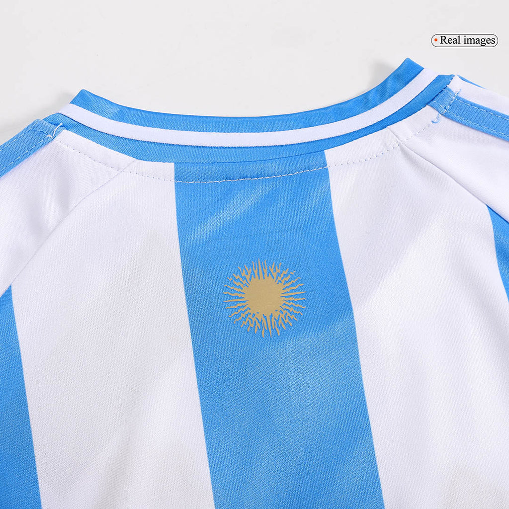 Kid's Argentina Home Football Shirt Kit(Jersey+Shorts+Socks) Copa America 2024