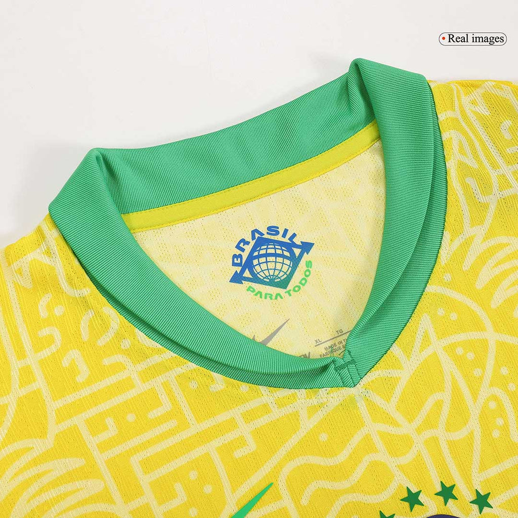 Player Version Brazil Home Football Shirt Copa America 2024