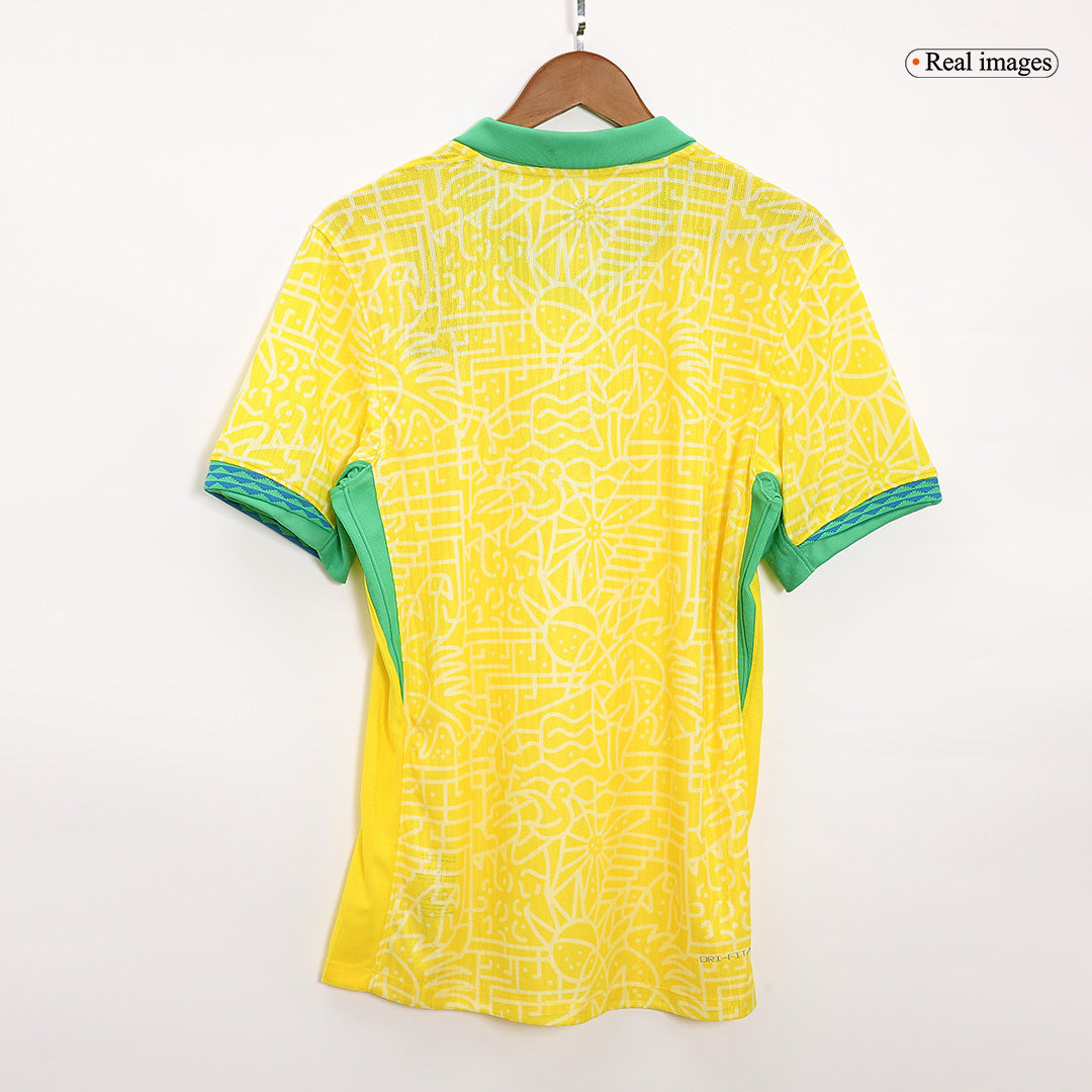 Player Version Brazil Home Football Shirt Copa America 2024