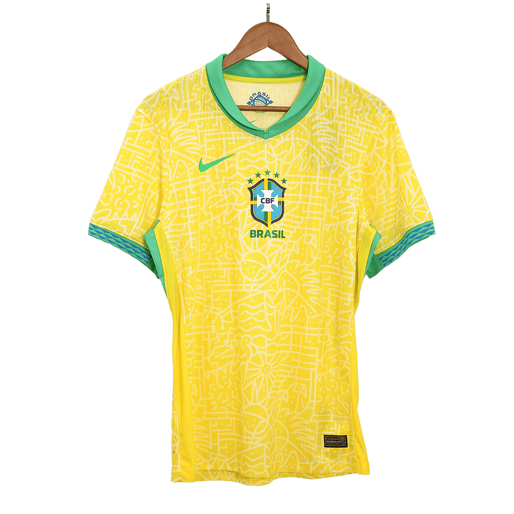 Player Version Brazil Home Football Shirt Copa America 2024