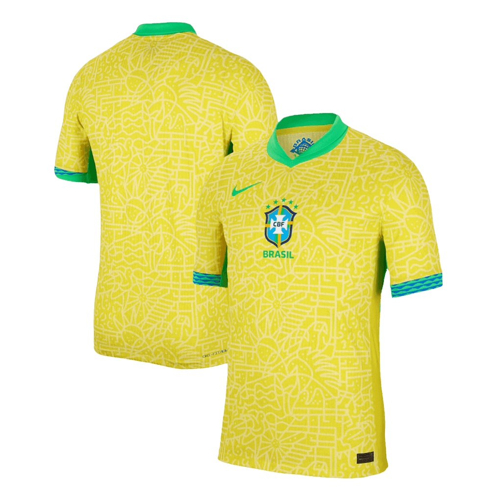 Player Version Brazil Home Football Shirt Copa America 2024