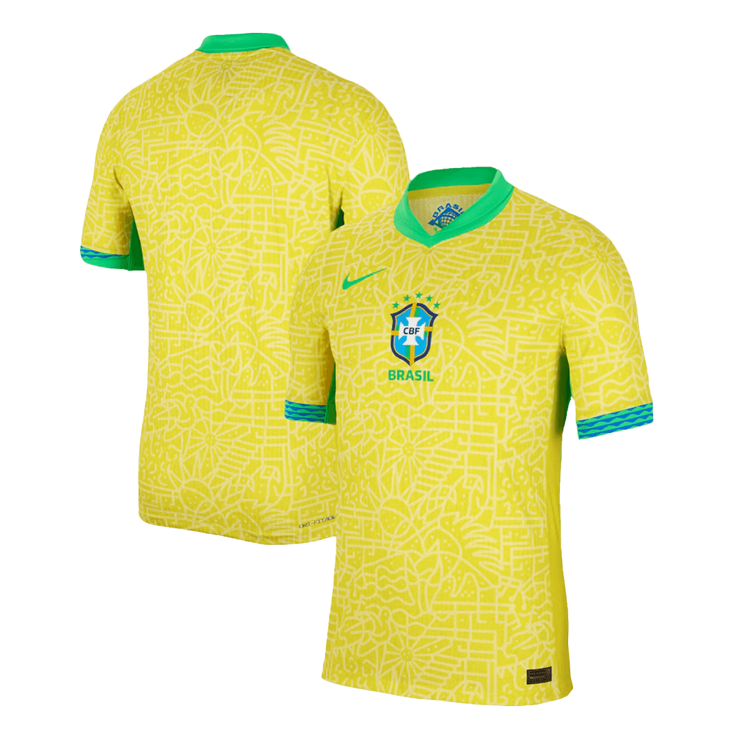 Player Version Brazil Home Football Shirt Copa America 2024